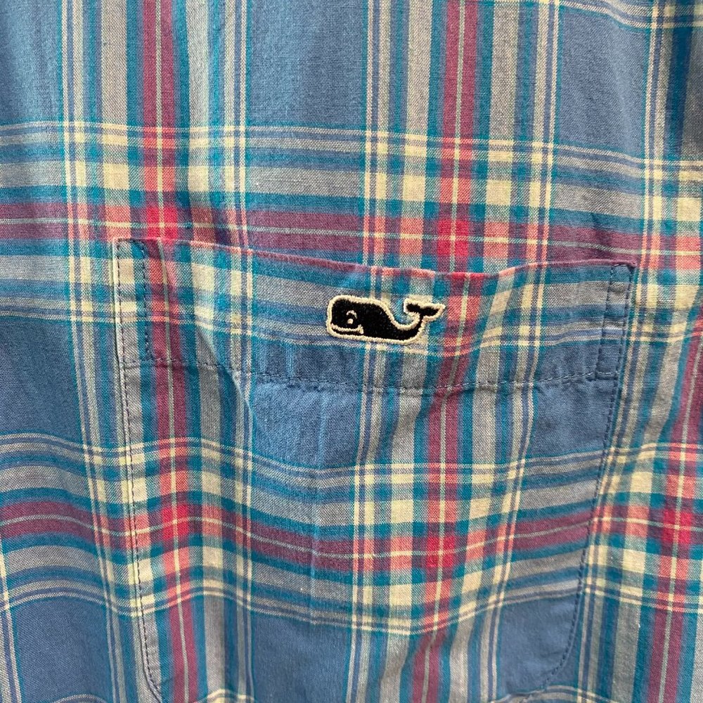 Vineyard Vines Men's Slim Fit Shirt Blue Medium - Picture 2 of 4